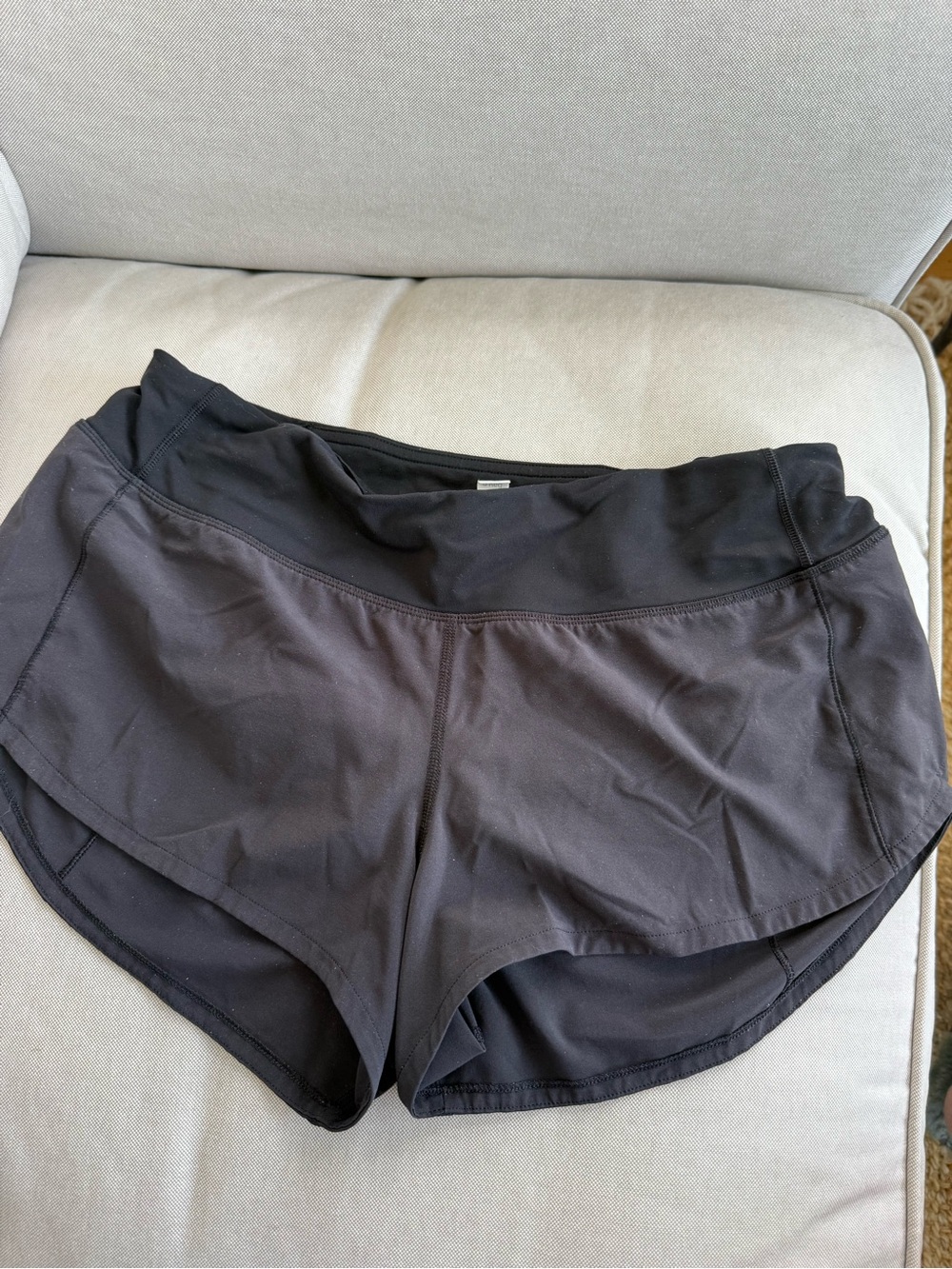 lululemon athletica Black Women's Run Shorts